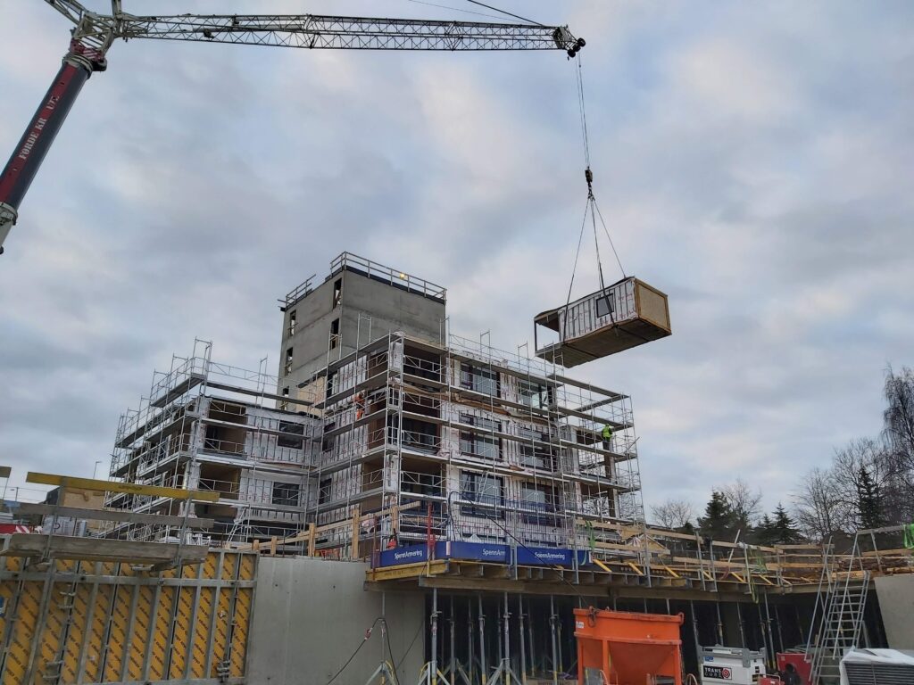 Modular building in Norway